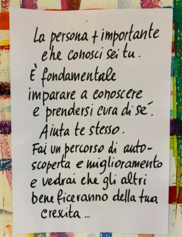 Messaggio motivazionale