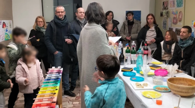 Foto che mostra la presentazione dell'Atelier
